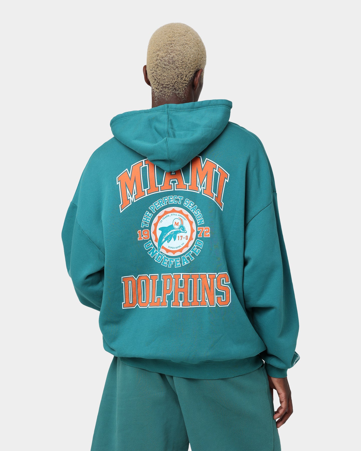 Mitchell & Ness Miami Dolphins Superbowl Champions Hoodie Faded