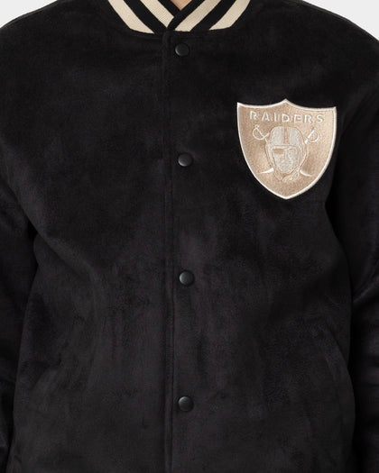 New Era Las Vegas Raiders Suede Jacket Black