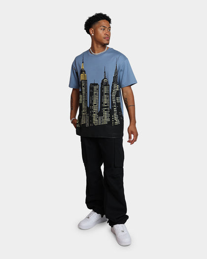 HUF Skyline T-Shirt Blue