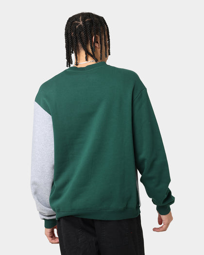 National Collegiate Athletic Association Michigan State Spartans Vert Panel Crewneck Green