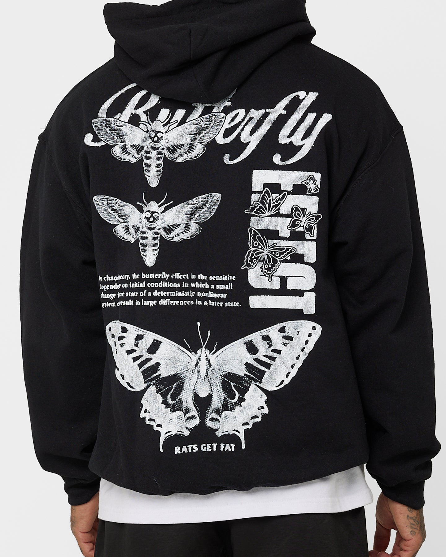 Rats Get Fat Butterfly Effect Hoodie Black | Culture Kings US