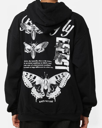 Rats Get Fat Butterfly Effect Hoodie Black