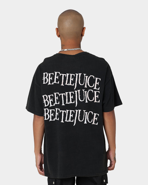 73Studio X Beetlejuice Beetlejuice Vintage T-Shirt Black Wash
