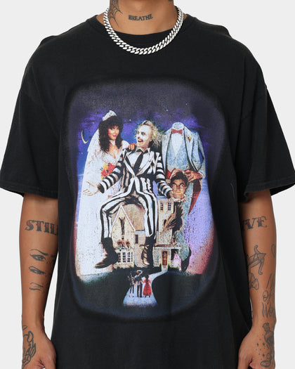 73Studio X Beetlejuice Beetlejuice Vintage T-Shirt Black Wash