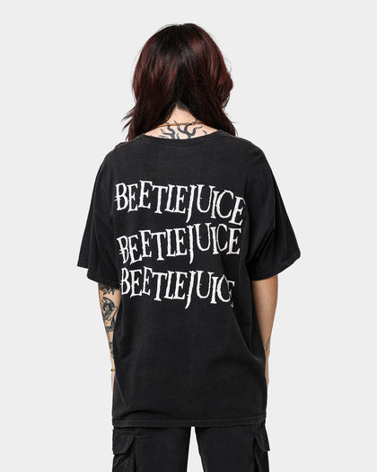 73Studio X Beetlejuice Beetlejuice Vintage T-Shirt Black Wash