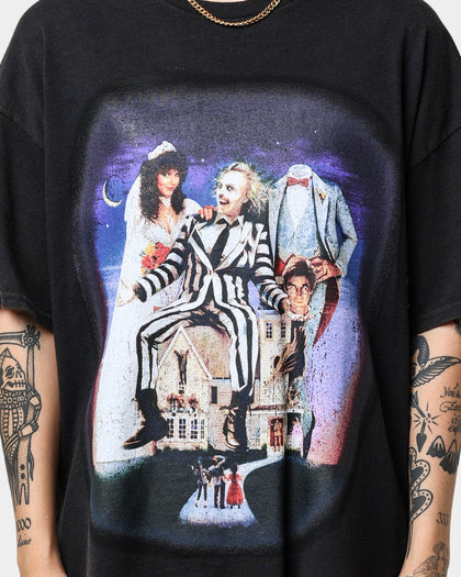 73Studio X Beetlejuice Beetlejuice Vintage T-Shirt Black Wash