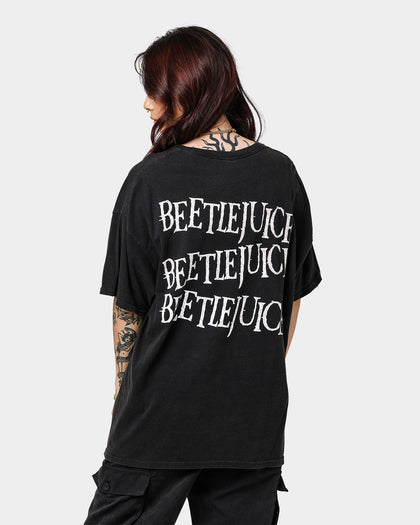 73Studio X Beetlejuice Beetlejuice Vintage T-Shirt Black Wash