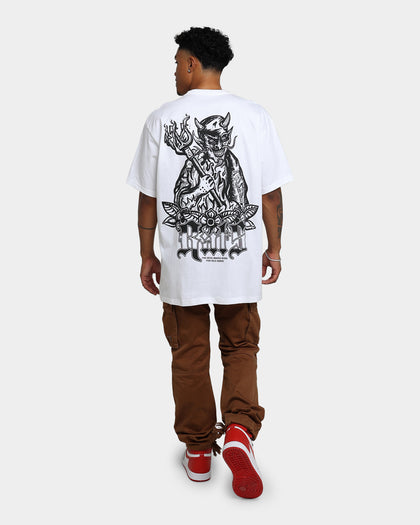 Rats Get Fat Idle Hands T-Shirt White