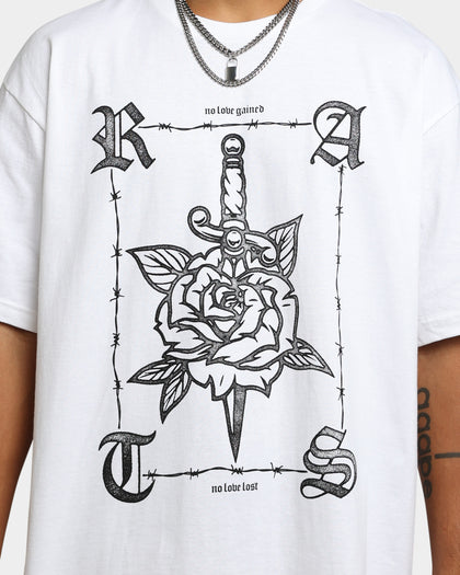 Rats Get Fat No Love T-Shirt White