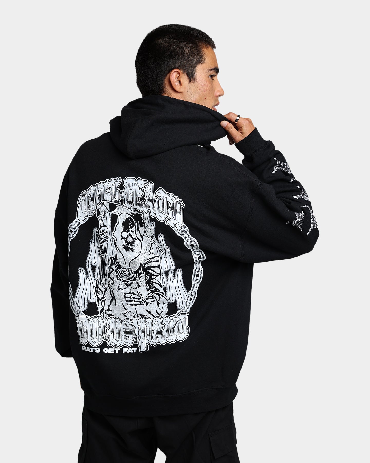 Rats Get Fat Till Death Hoodie Black | Culture Kings US