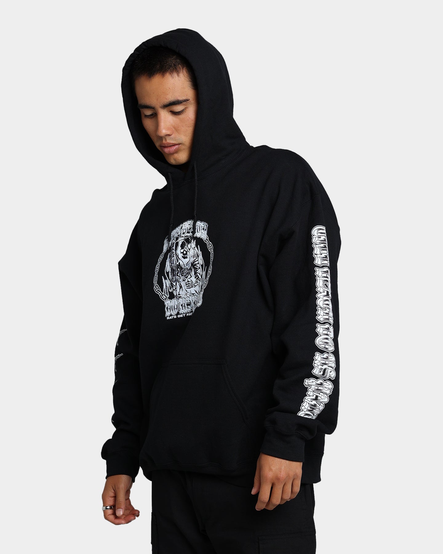 Rats Get Fat Till Death Hoodie Black | Culture Kings US
