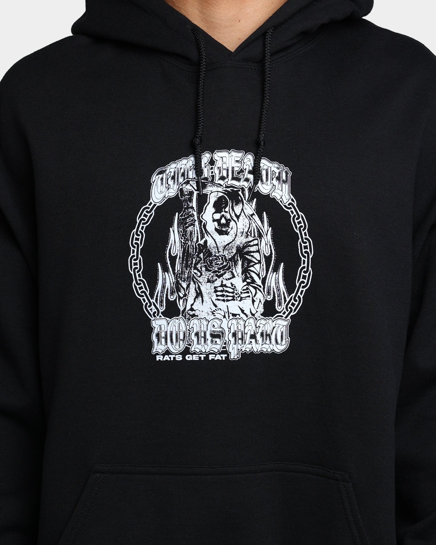 Rats Get Fat Till Death Hoodie Black | Culture Kings US