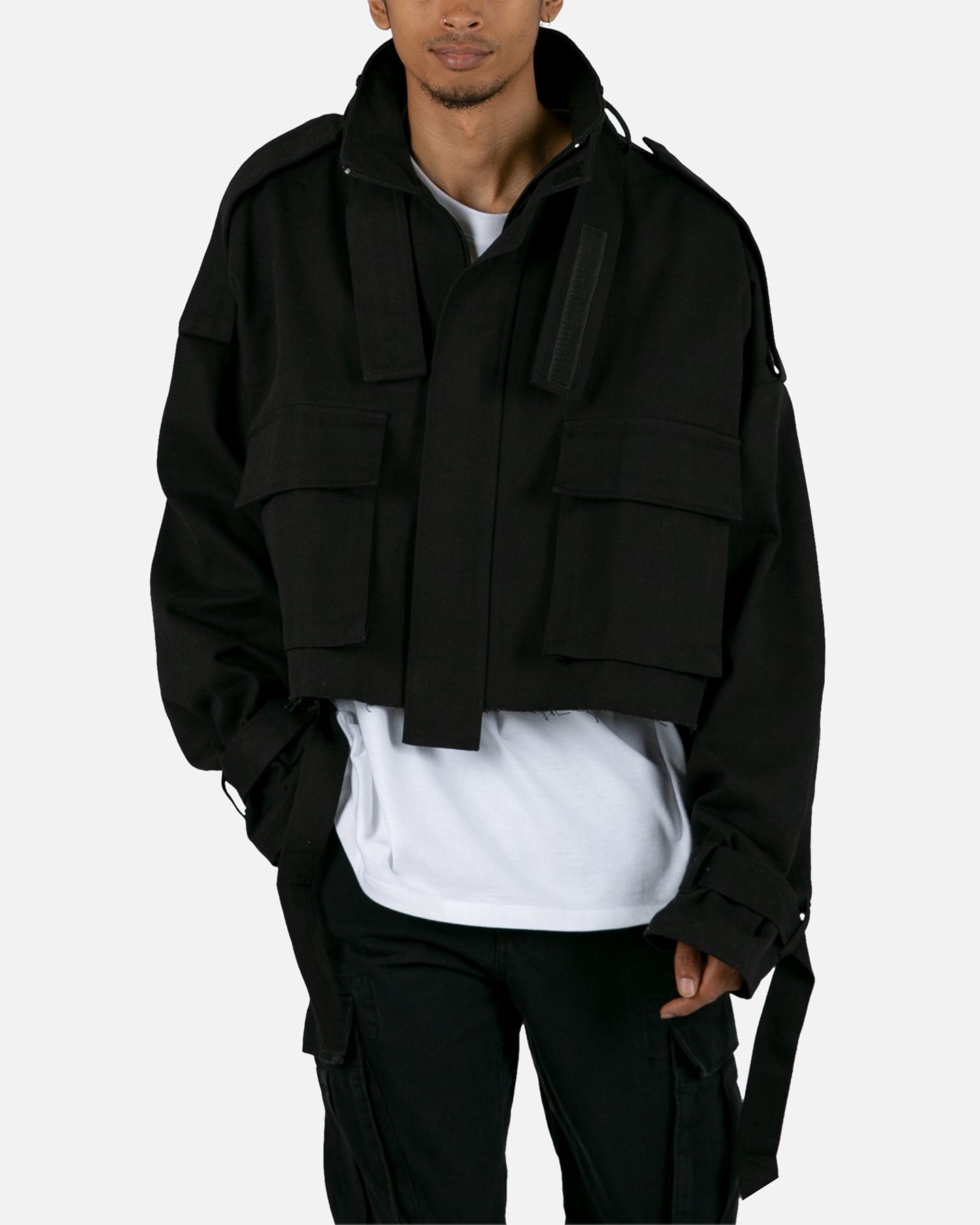 MNML Cropped M65 Jacket Black | Culture Kings US