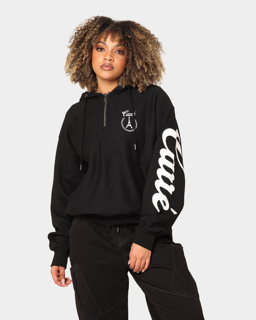 Carré Royale Quarter Zip Hoodie Black