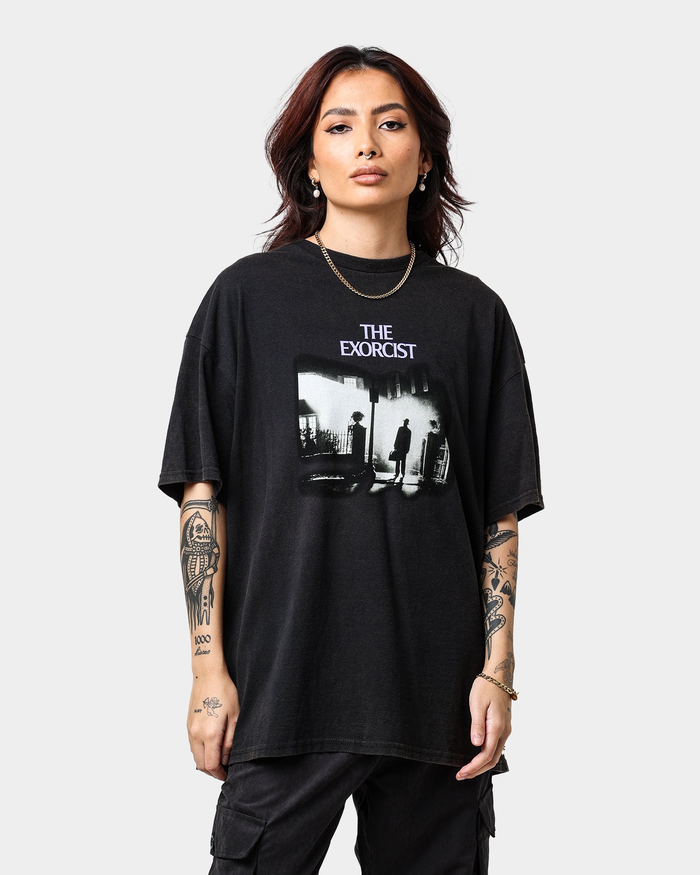 73Studio X The Exorcist The Exorcist Poster Vintage T-Shirt Black