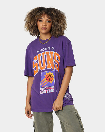 Mitchell & Ness Phoenix Suns XL Arch Vintage T-Shirt Faded Purple