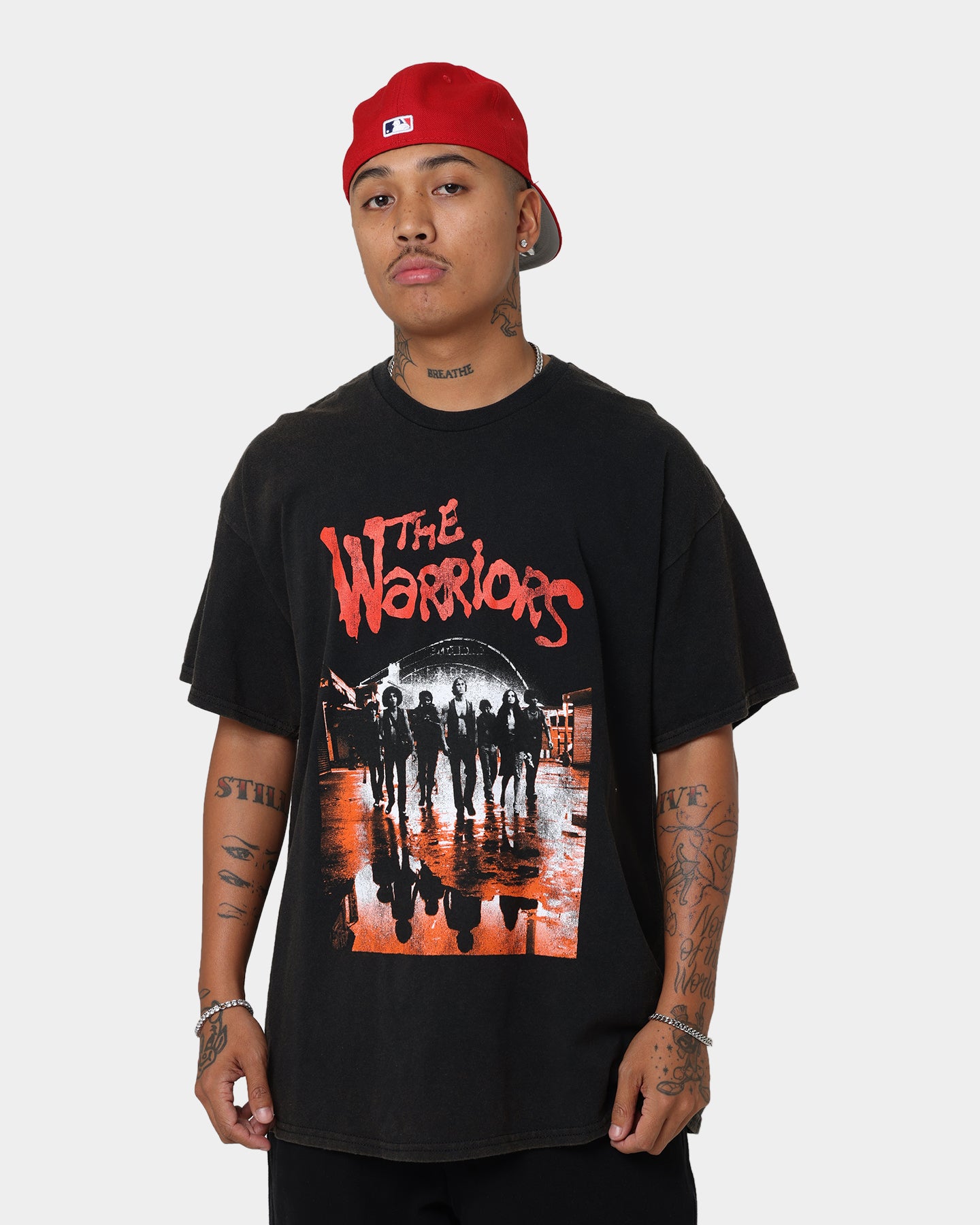 73Studio X The Warriors The Warriors Vintage T-Shirt Black Wash