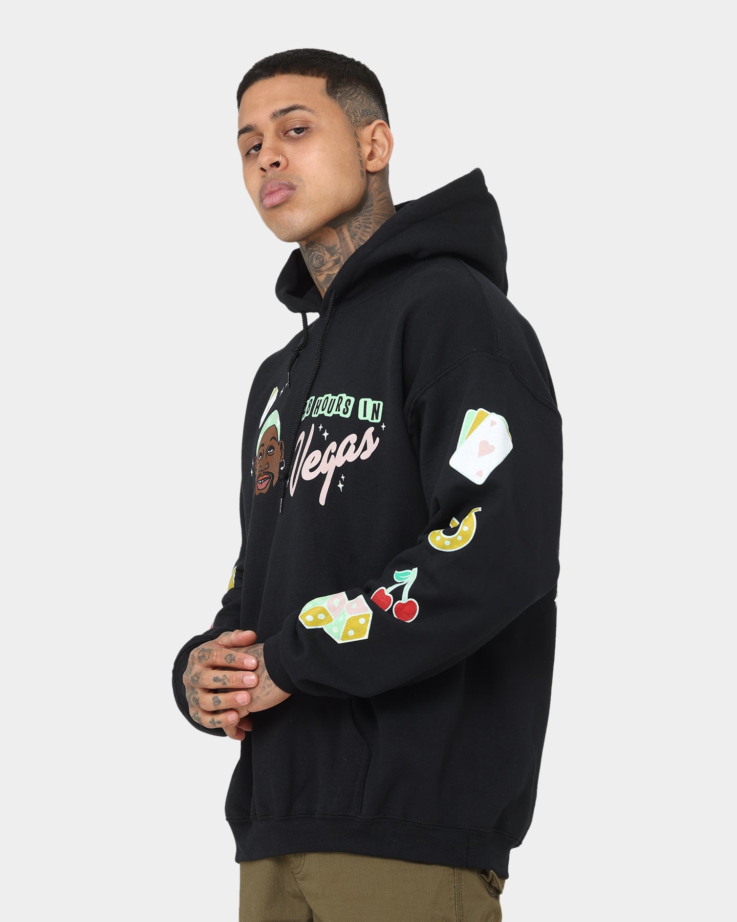 Rodman スエット Rodman Brand 48 Hours In Vegas Hoodie Black | Culture Kings US