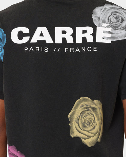 Carré Rose Bunch Vintage T-Shirt Black Wash