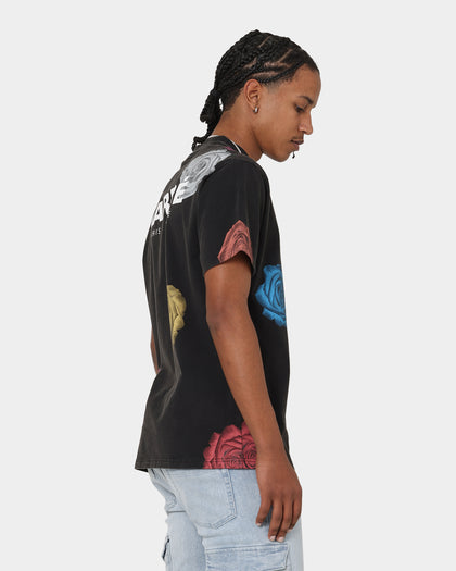 Carré Rose Bunch Vintage T-Shirt Black Wash