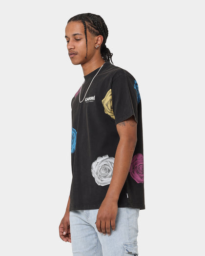Carré Rose Bunch Vintage T-Shirt Black Wash