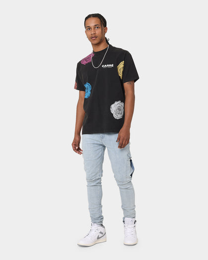 Carré Rose Bunch Vintage T-Shirt Black Wash
