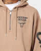 New Era Chicago Bulls Sleeve Script Hoodie Khaki/Black