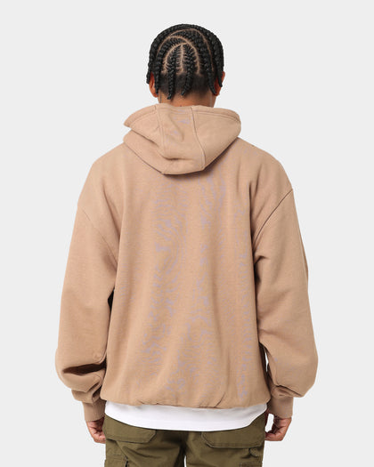 New Era Chicago Bulls Sleeve Script Hoodie Khaki/Black