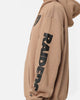 New Era Las Vegas Raiders Quarter Zip Sleeve Script Hoodie Khaki/Black