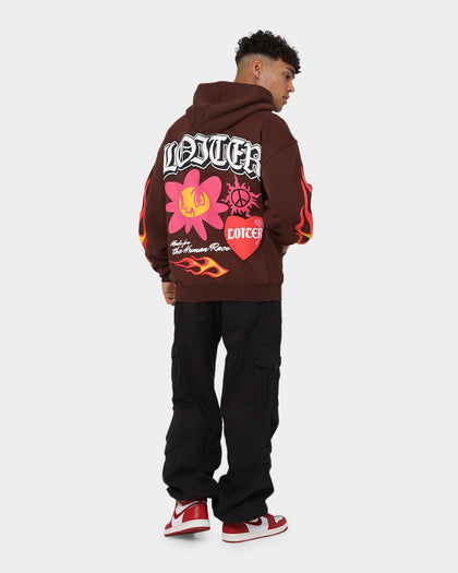 Loiter Euphoric Hoodie Brown