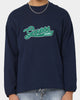 Guess Originals Go Collegiate Crewneck Blackened Blue