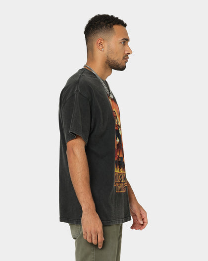 Goat Crew X Stranger Things Metal Vintage T-Shirt Vintage Black