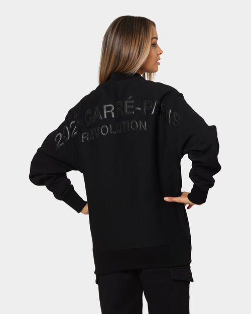 Carré 202X Mock Oversized Crewneck Black