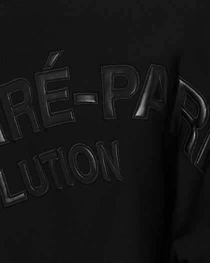 Carré 202X Mock Oversized Crewneck Black