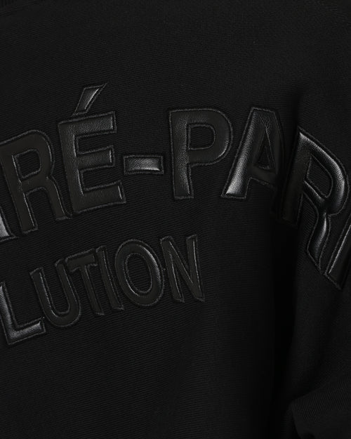 Carré 202X Mock Oversized Crewneck Black