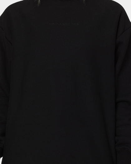 Carré 202X Mock Oversized Crewneck Black