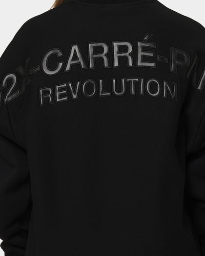 Carré 202X Mock Oversized Crewneck Black