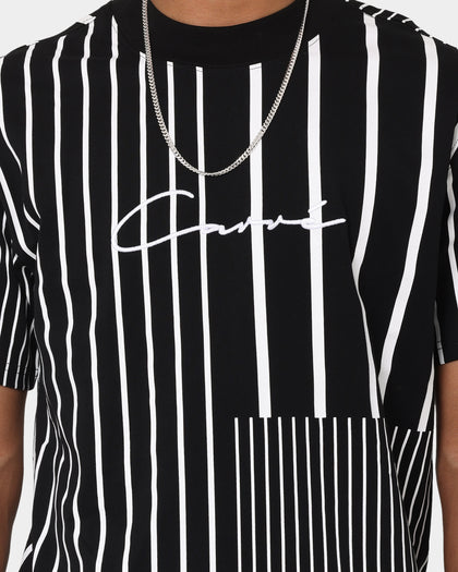 Carré Triple Stripe T-Shirt Black/White