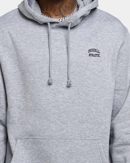 Russell Athletic Originals Small Arch Hoodie Grey Marle