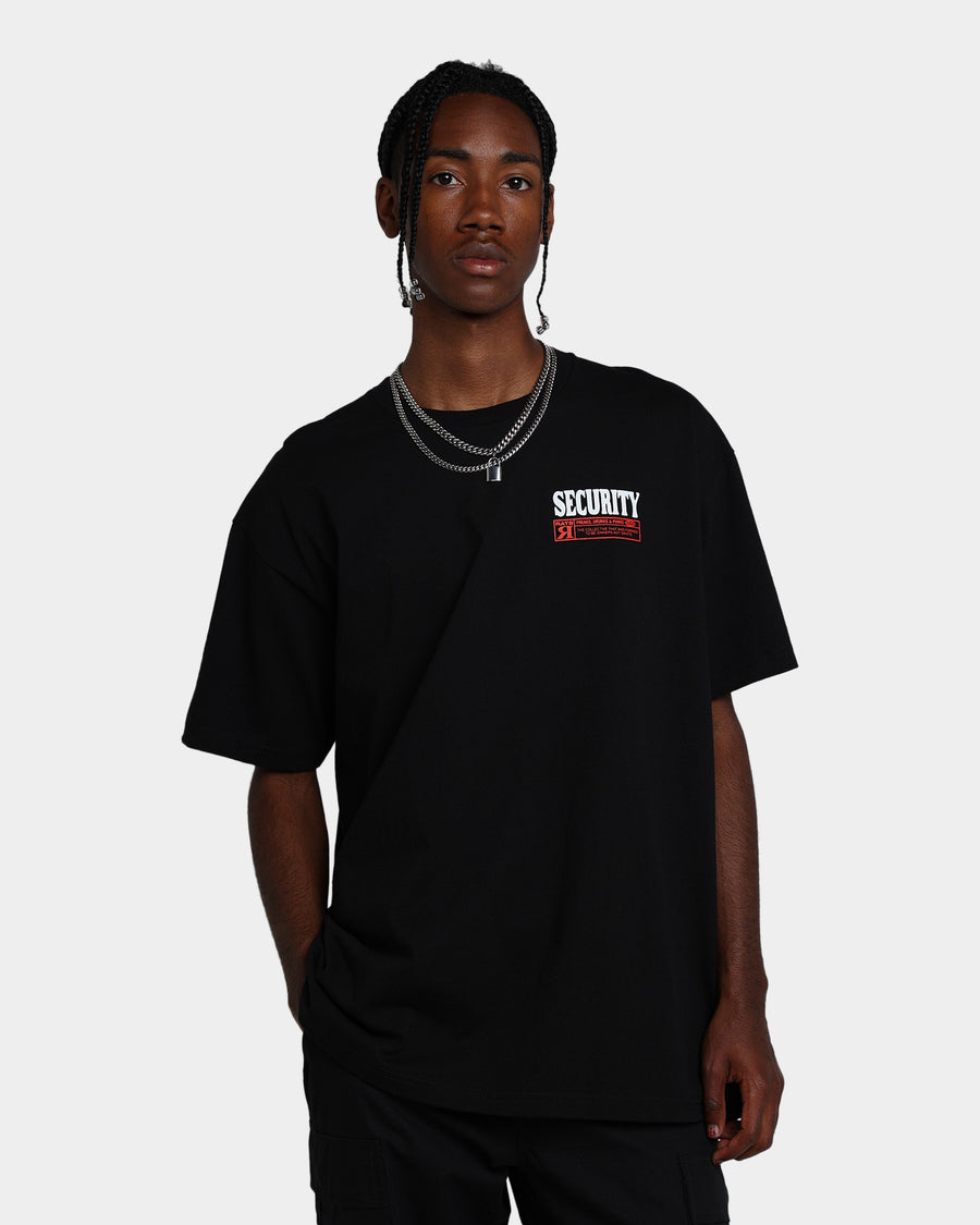 Urban Backwoods Rasta Africa Circle T-Shirt a Manica Lunga Long Sleeve Nero Taglia S