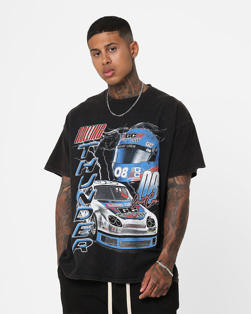 Goat Crew Rolling Thunder Vintage T-Shirt Washed Black