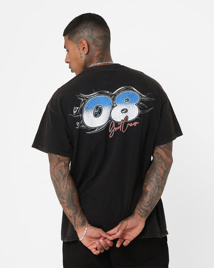 Goat Crew Rolling Thunder Vintage T-Shirt Washed Black