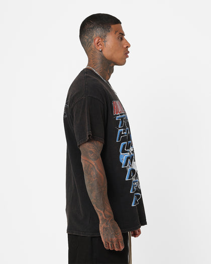 Goat Crew Rolling Thunder Vintage T-Shirt Washed Black
