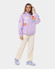 Loiter X Smiley Logo Puff Print Hoodie Lilac