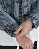 MNML Boro Paisley Trucker Jacket Blue/Black