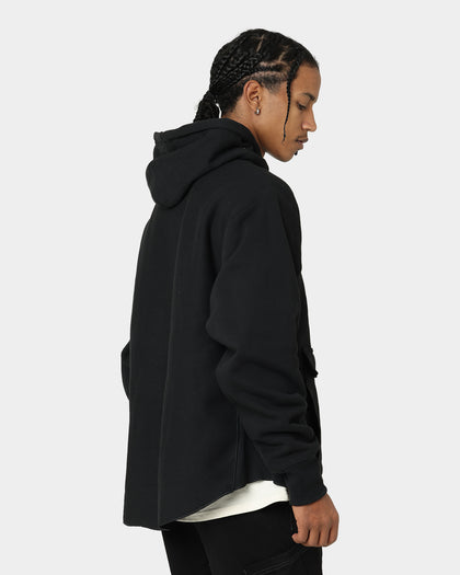 Champion Reverse Weave Boxy Anorak Hoodie Black
