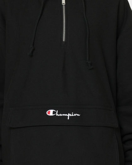 Champion Reverse Weave Boxy Anorak Hoodie Black