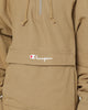 Champion Reverse Weave Boxy Anorak Hoodie Whole Wheat Khaki