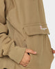 Champion Reverse Weave Boxy Anorak Hoodie Whole Wheat Khaki
