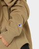 Champion Reverse Weave Boxy Anorak Hoodie Whole Wheat Khaki